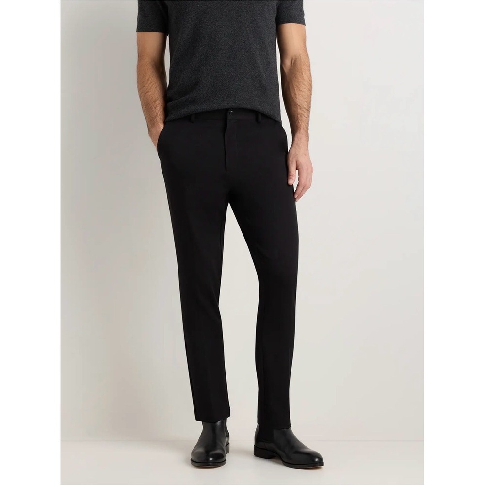 Quince Pants Mens 32x30 Black Slim Fit Ultra-Stretch 24/7 Smart Chino Travel